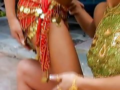 Kina Kai and 2 hot lesbians dances of India show