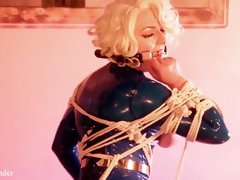 Arya Grander In Latex Fetish Bondage Kinky Free Porn Video With Hot Blonde Milf