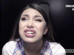 Stunner Roxy Lips at cum eating smut