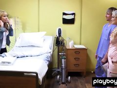 Amateur Taking Care Of Patients Hard Cock - Blonde Nurse