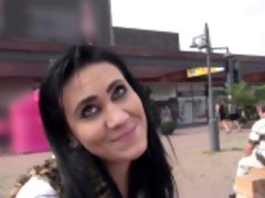 Stunning czech chick gets tempted in the mall and plowed in