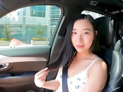 Asian Elie Lee Shows Pussy In Public And Craves More Cock In Hotel Room - BangRealTeens