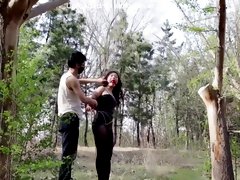 Chinese Bondage In Forest P1