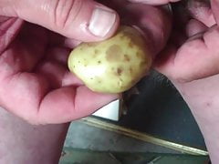 Potato foreskin, 1 large then 6 small