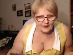Busty Granny Stripping On Cams