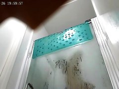 Real amateur Japanese wife in shower